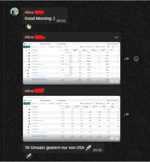 Teilnehmerresultat 1 — Shopify-Dashboard